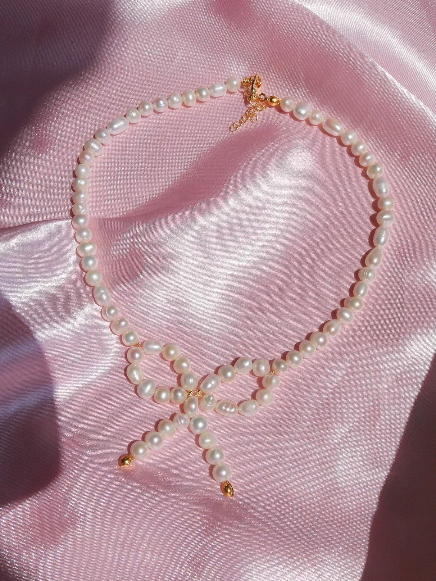 Coquette Pearl Necklace