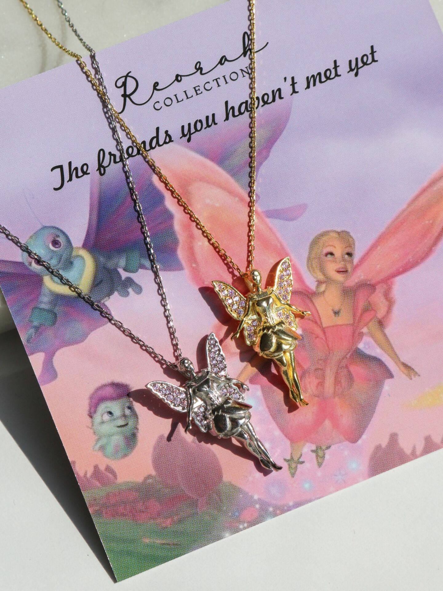 Elina 925 Silver Fairy Necklace