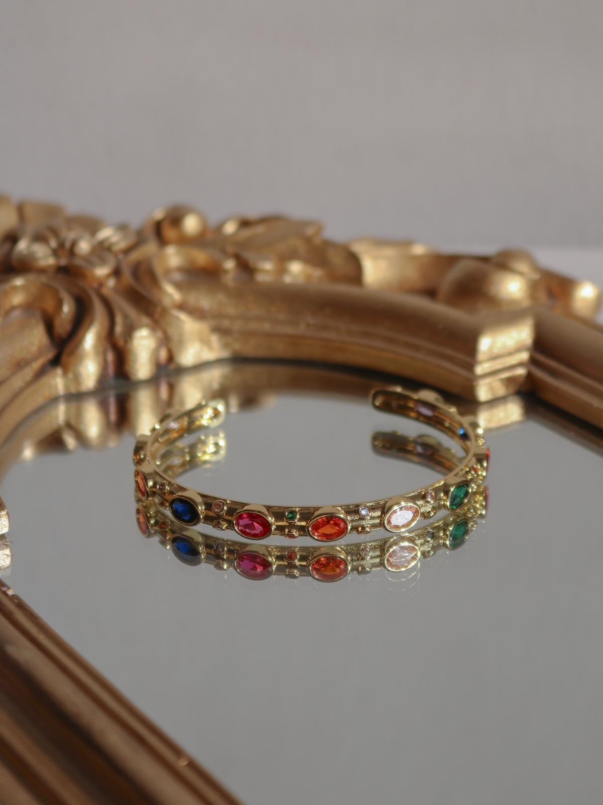 Golden Mosaic Bracelet