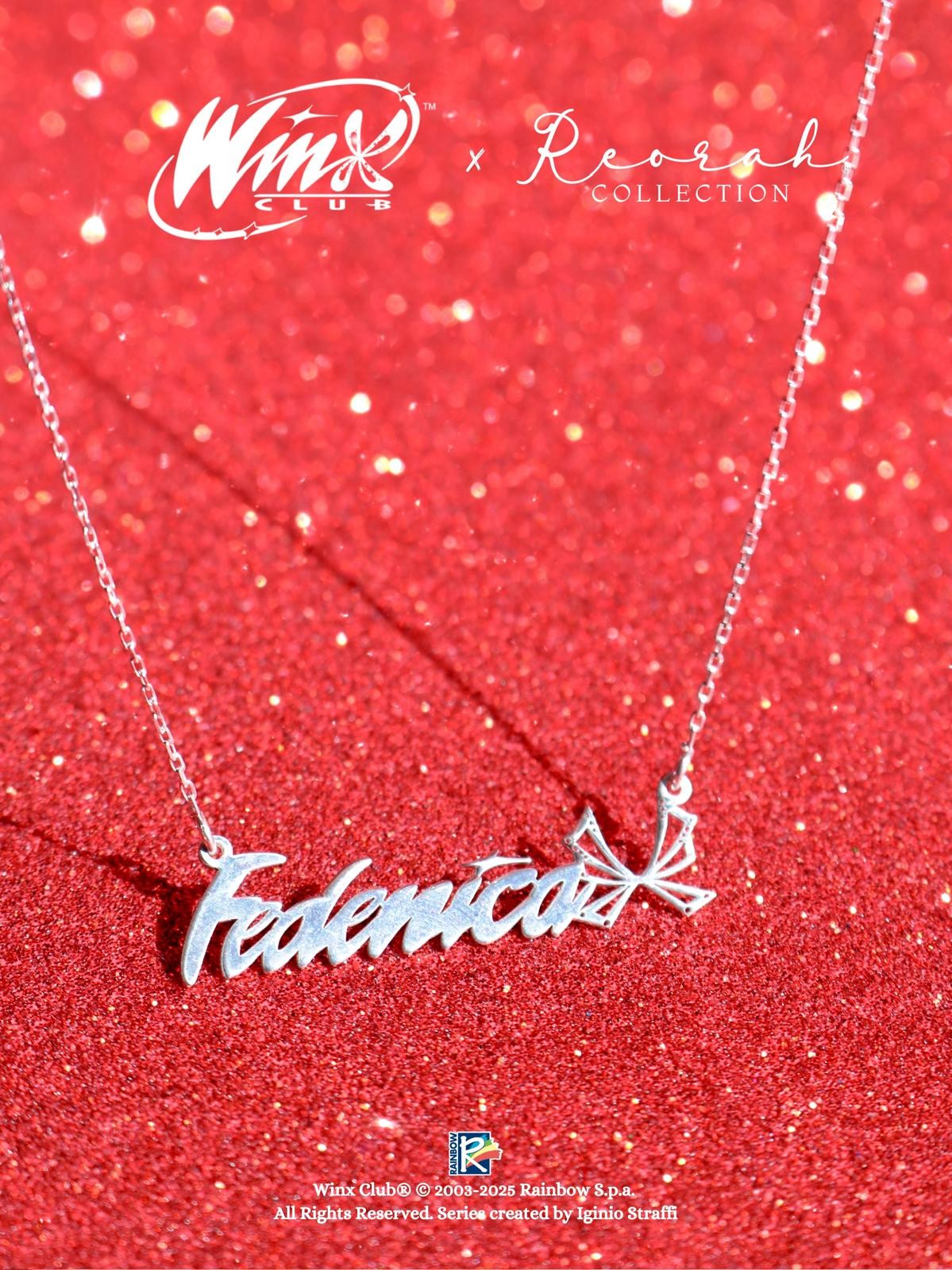 Winx Club® Musa Personalized Enchantix Wings Name Necklace
