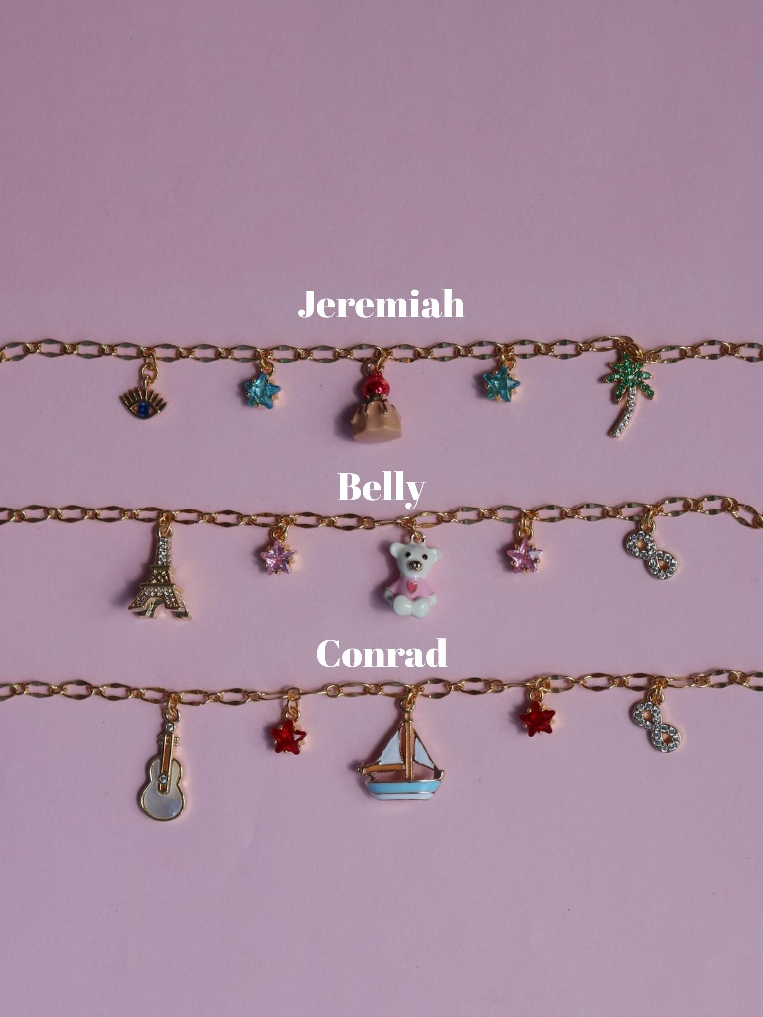The Summer I Turned Pretty Charm Bracelet