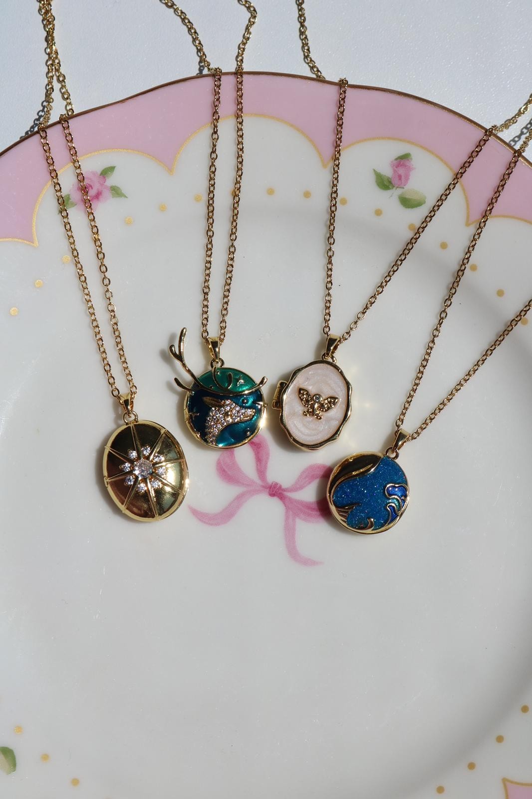 North Star Love Kişiye Özel Fotoğraflı Çelik Kolye