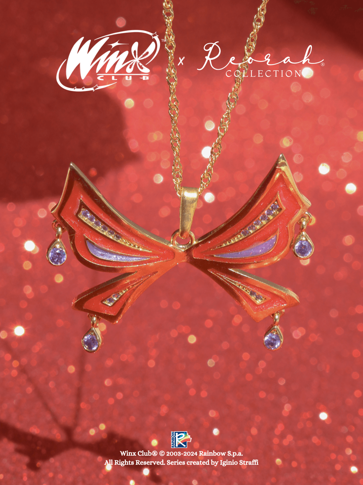 Winx Club® Musa Enchantix Wings Kolye (Üründe ufak tefek defolar mevcuttur.)