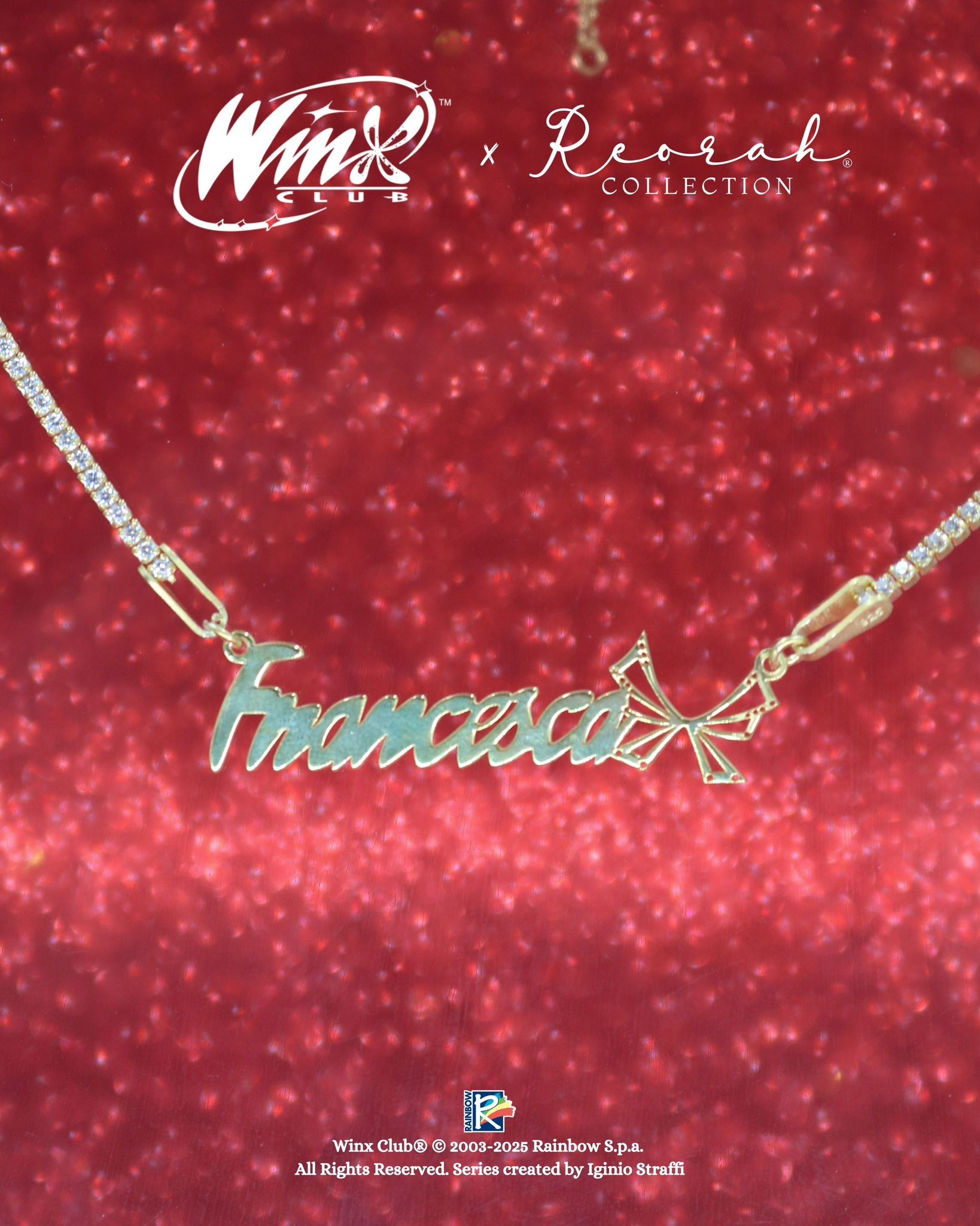 Winx Club® Musa Personalized Enchantix Wings Name Necklace