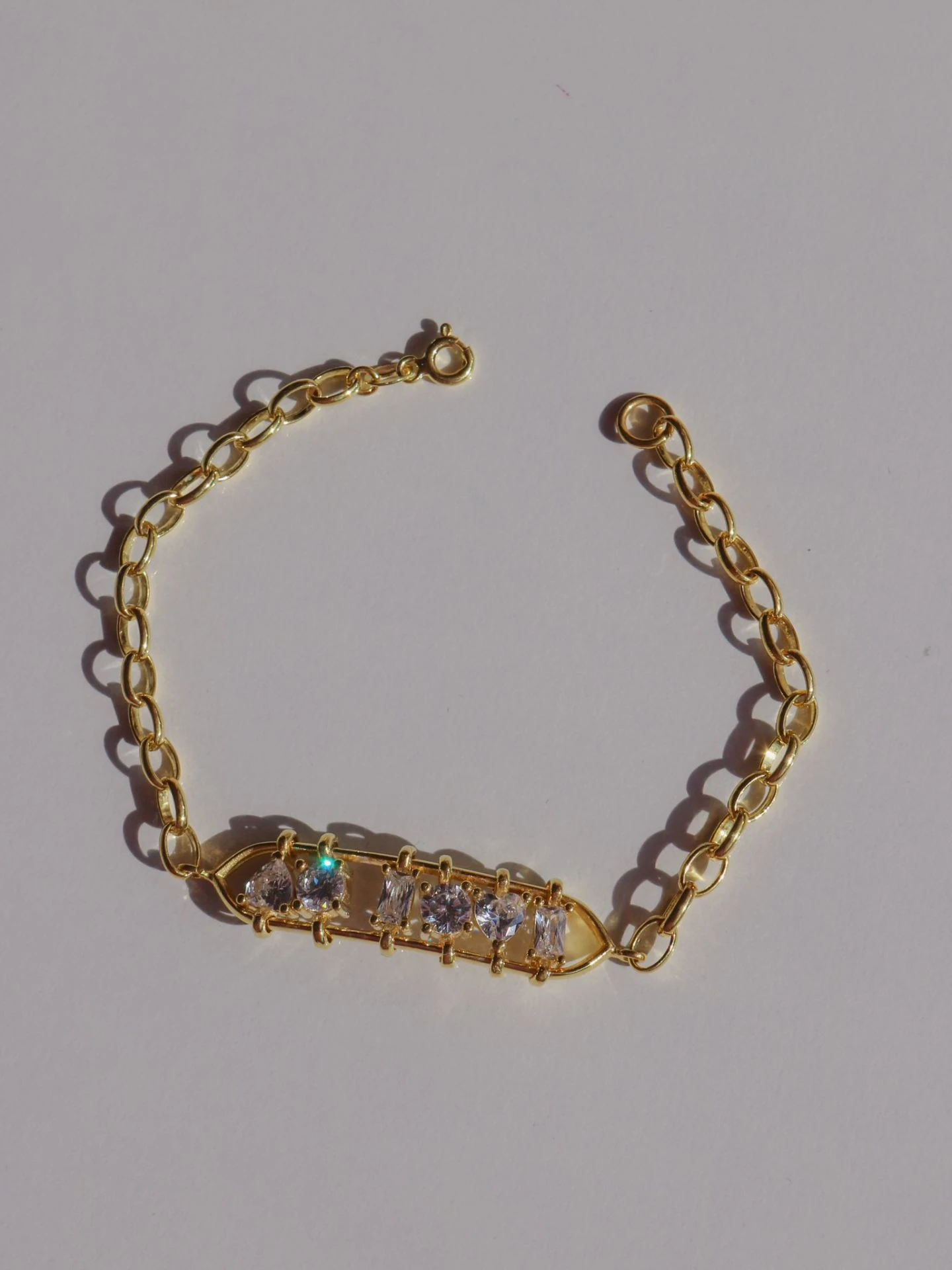 Stress Charm Bracelet 925 Silver