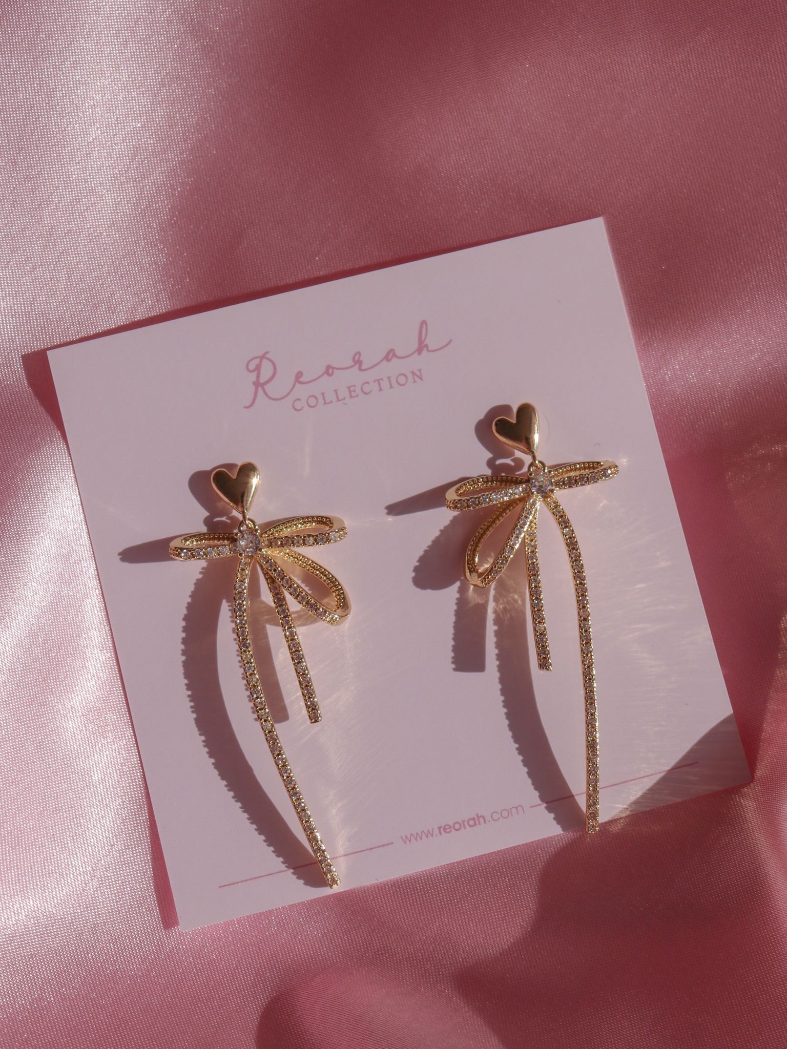 Ribbon of Sparkle Earrings