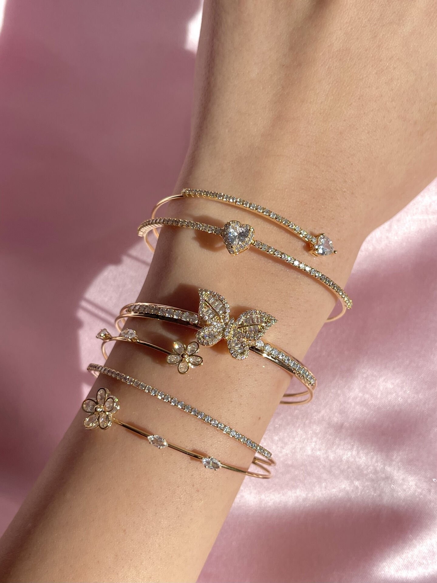Shimmering Butterfly Bracelet
