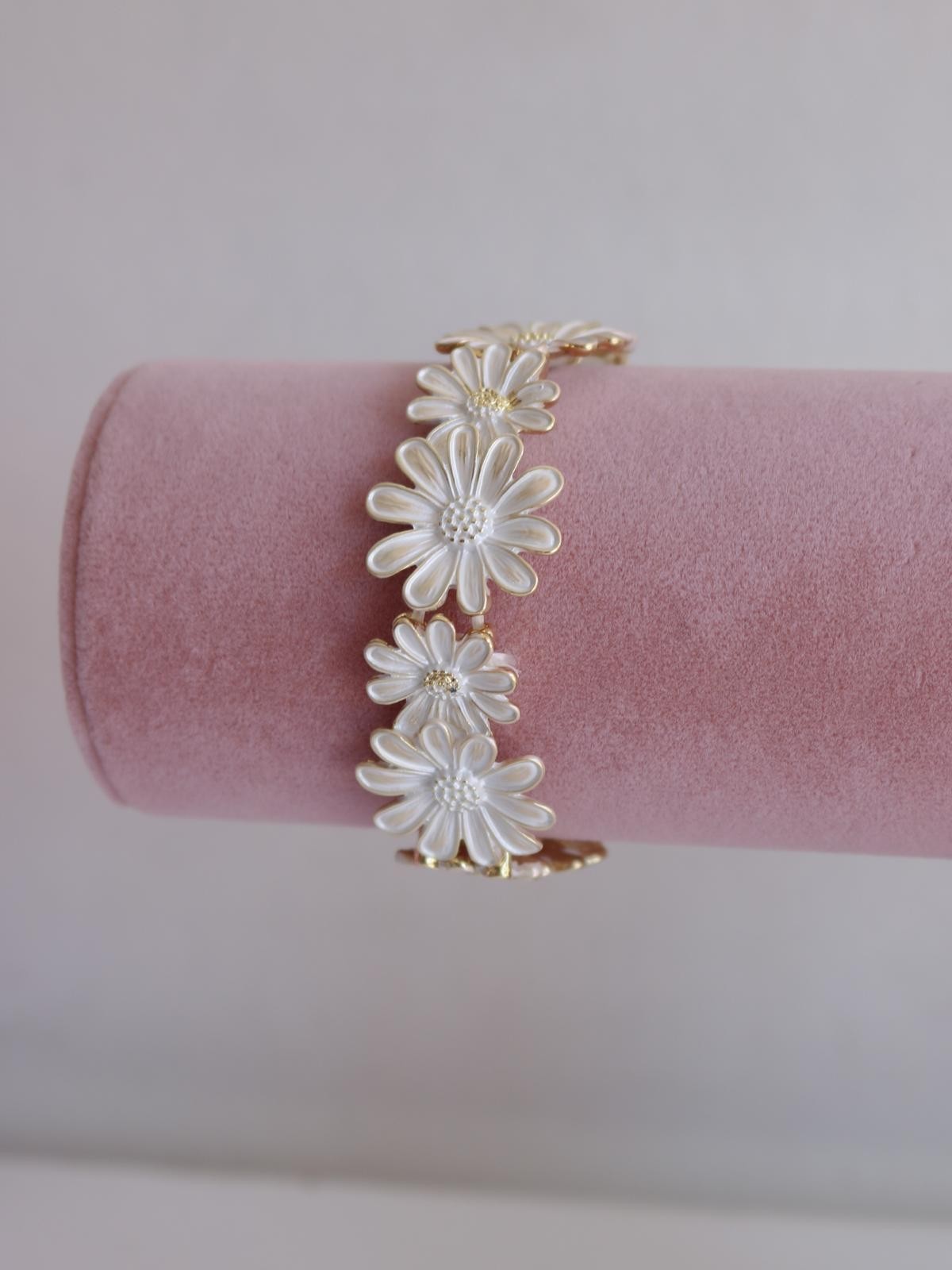 White Daisy Bileklik