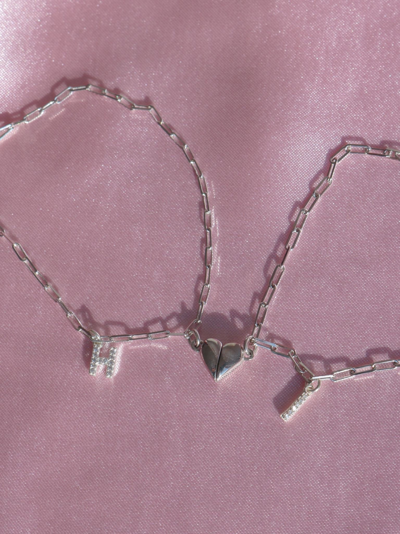 Our Heart is a 925 Silver Couple Bracelet