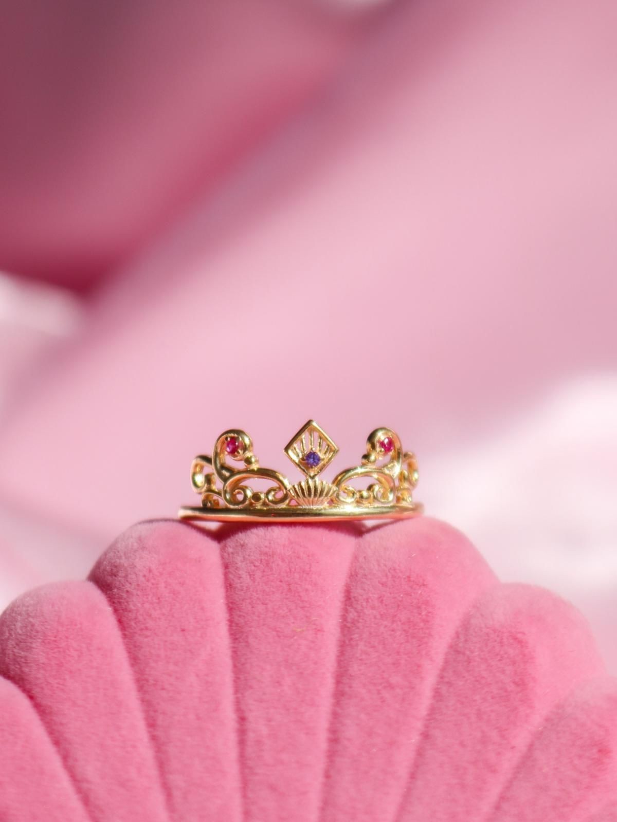 Queen Calissa Crown 925 Silver Ring