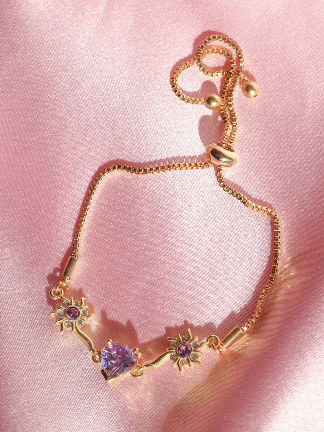 Rapunzel Heart With Sun Bracelet