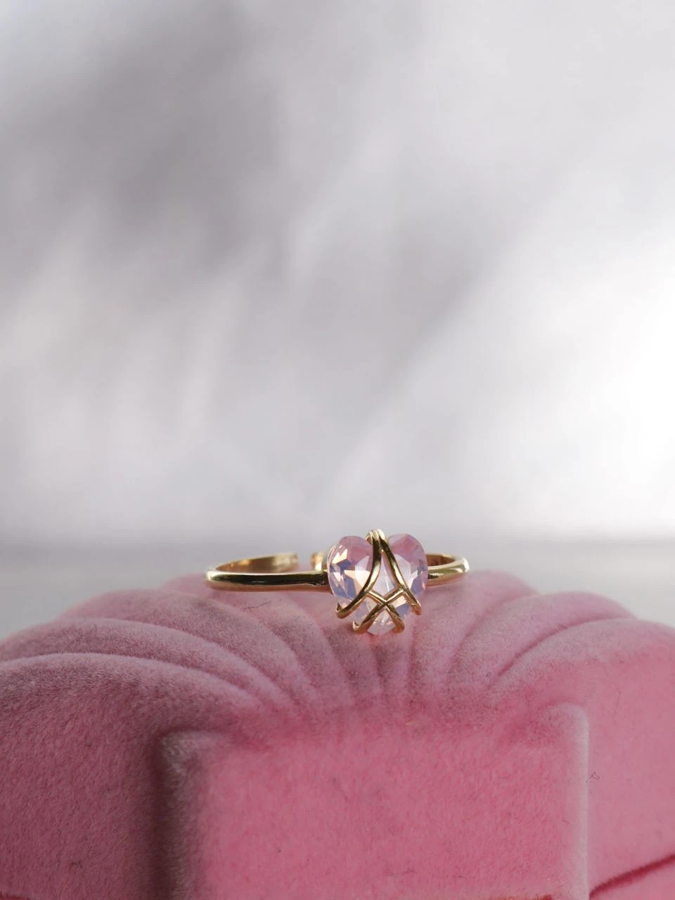 Diamond Chateau Necklace - Ring Set 925 Silver