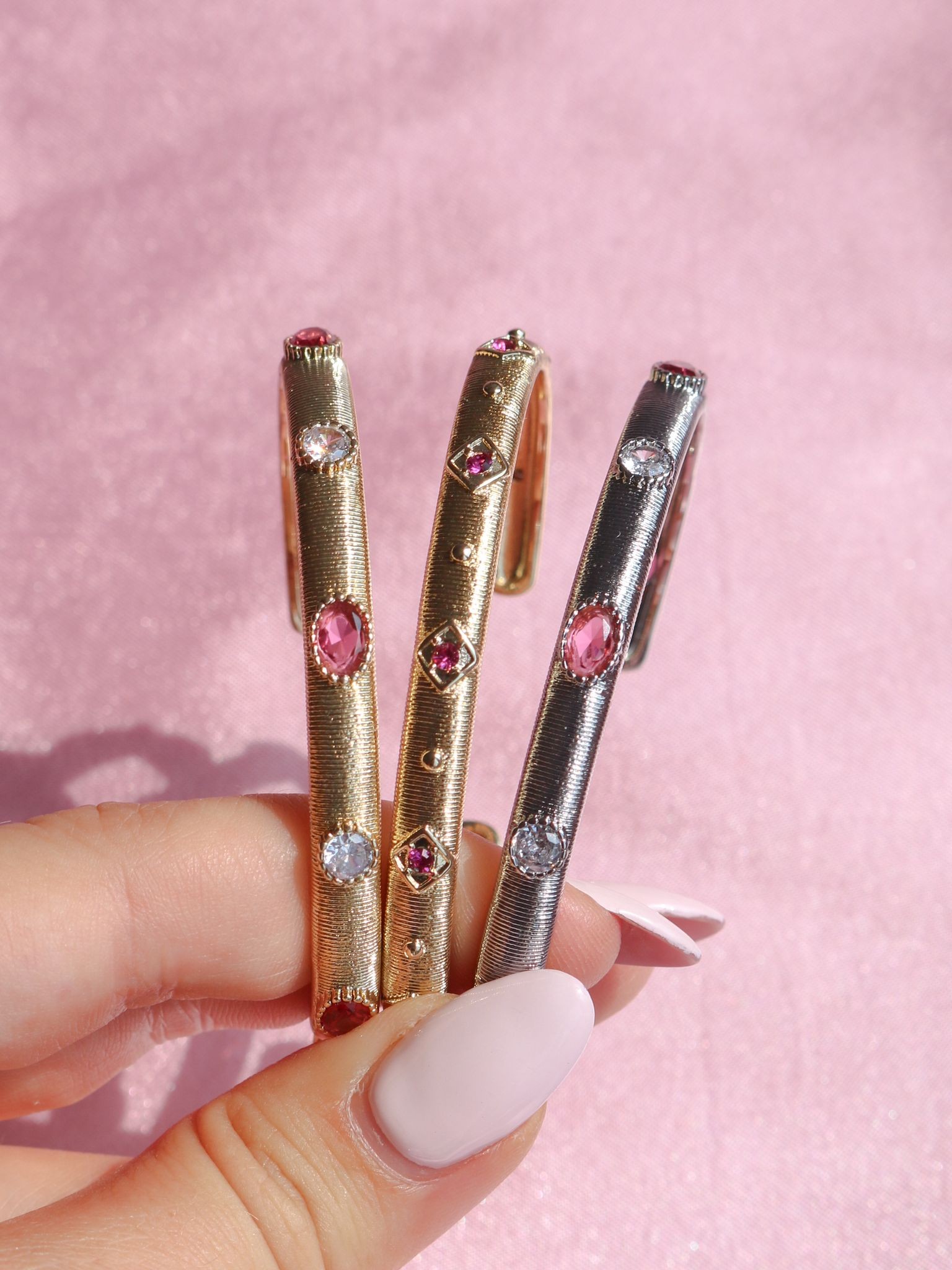 Blush Crystal Bileklik