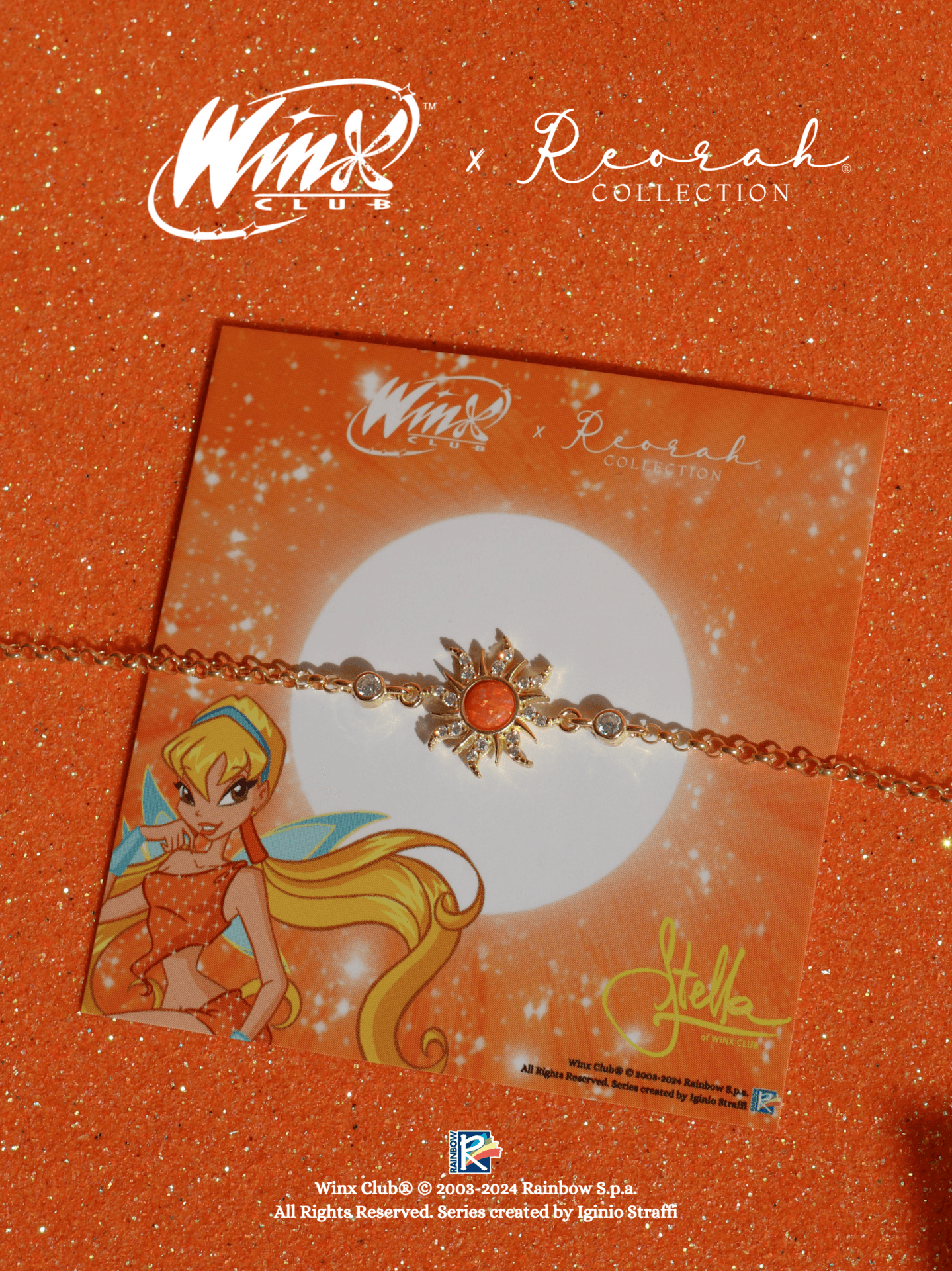 Winx Club® Stella Opal Sun Bracelet 925 Sterling Silver