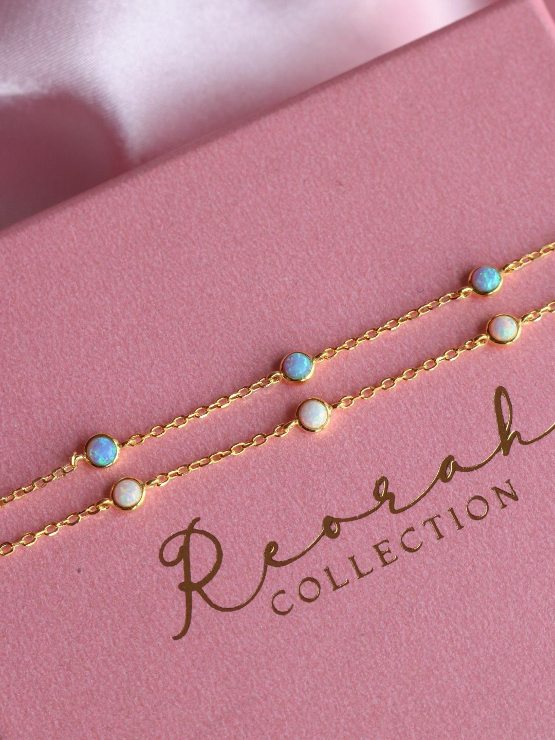 Opal Circle 925 Silver Bracelet