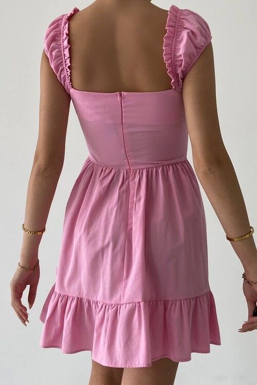 Pink Cottagecore Dress