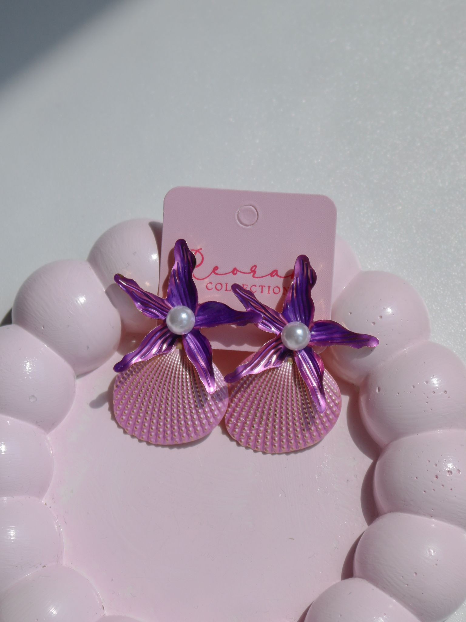 Blush Bloom Küpe