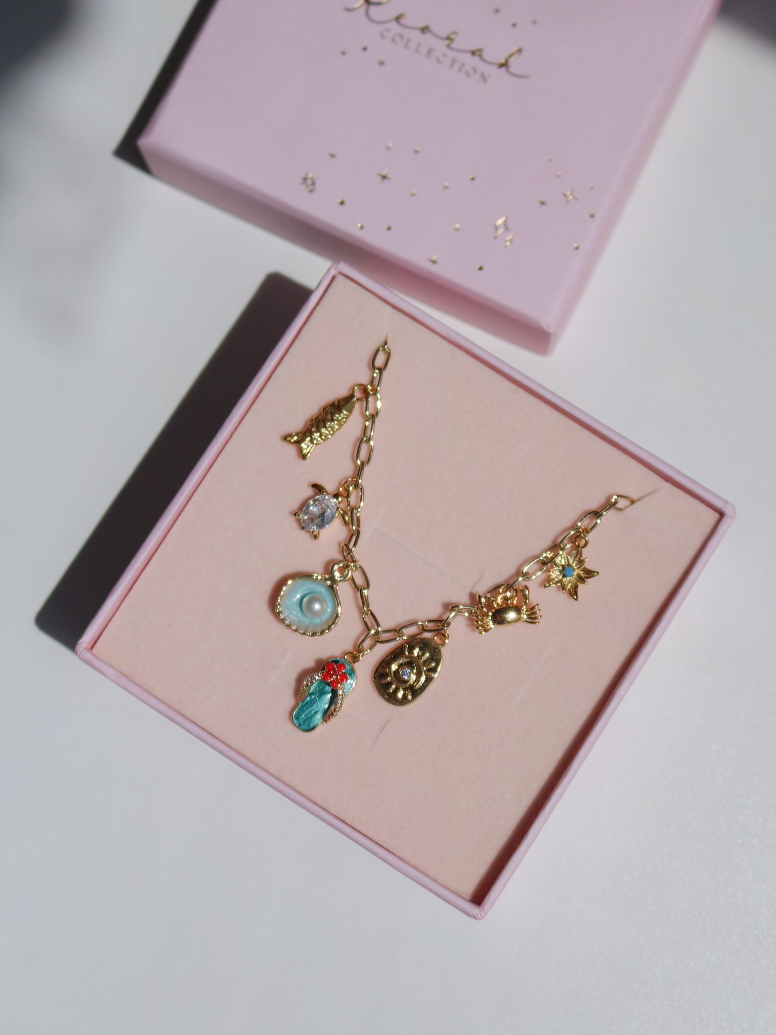 Moana Charm Kolye Xuping Zincir