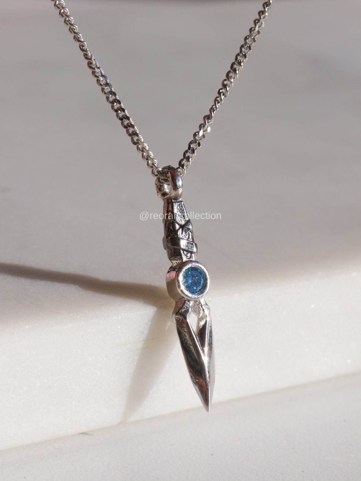 Jett Knife Necklace 925 Silver | Valorant