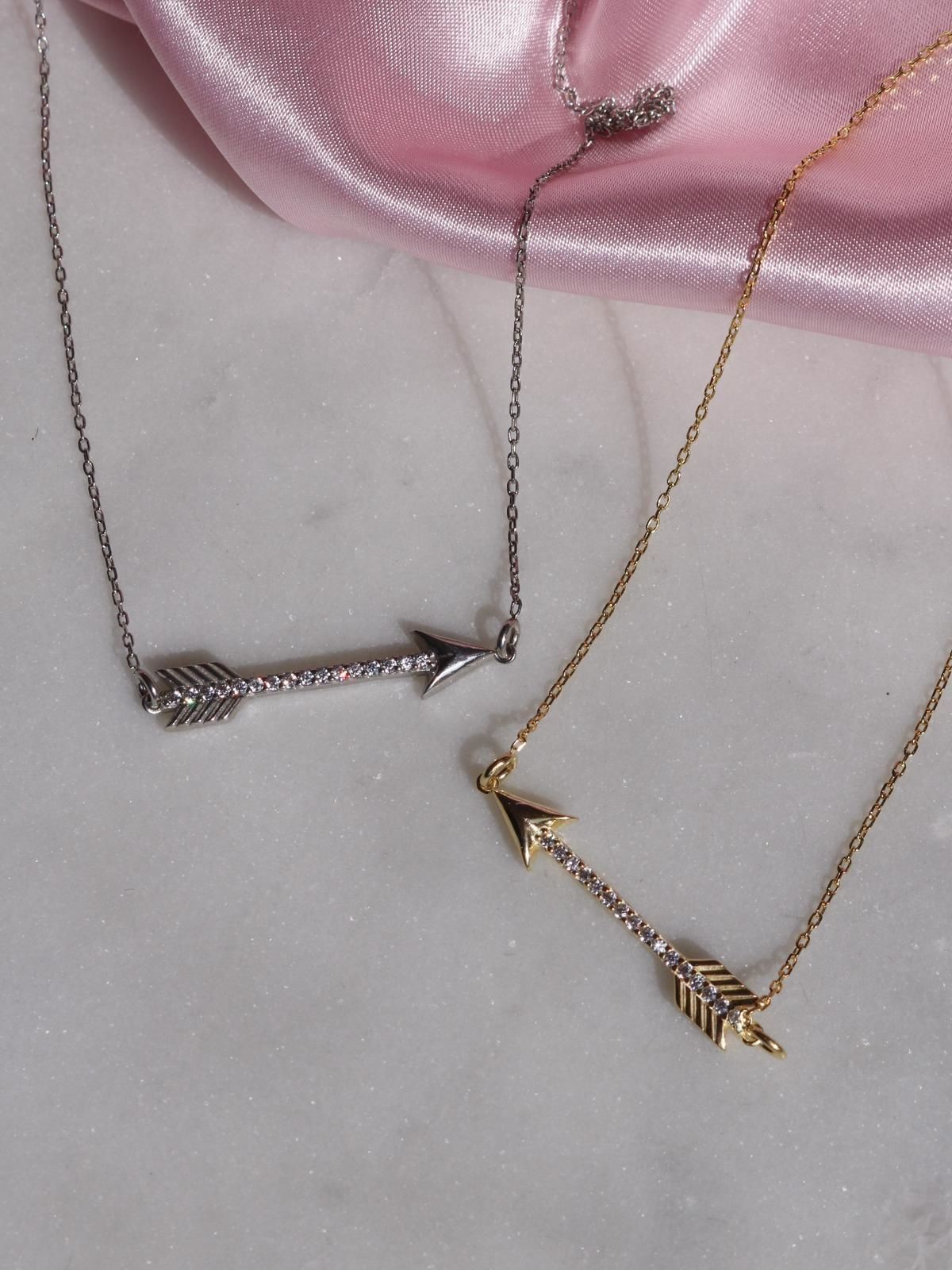 Hawkeye Arrow 925 Silver Necklace