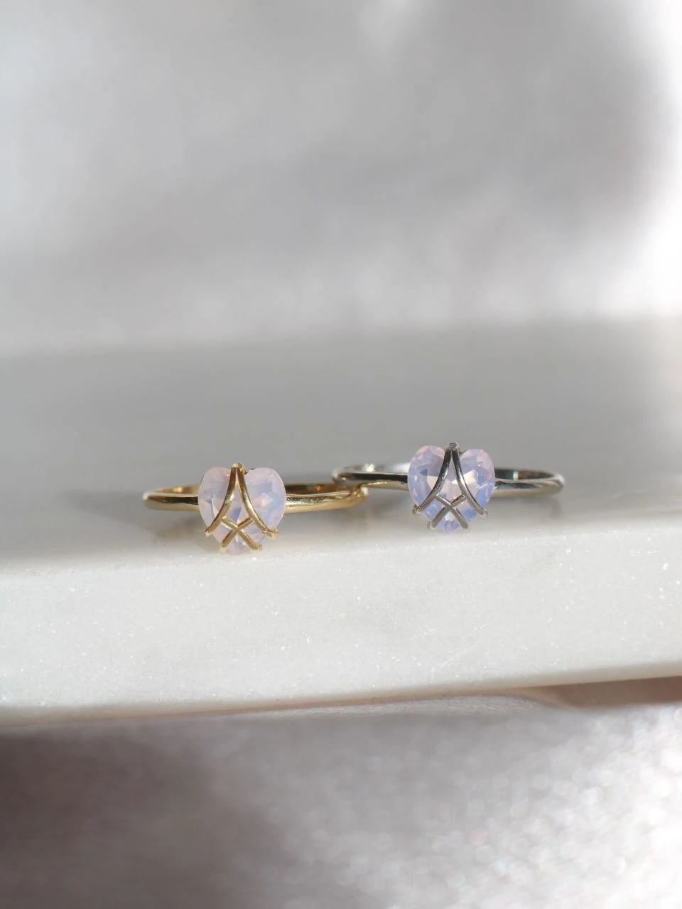 Diamond Chateau Necklace - Ring Set 925 Silver