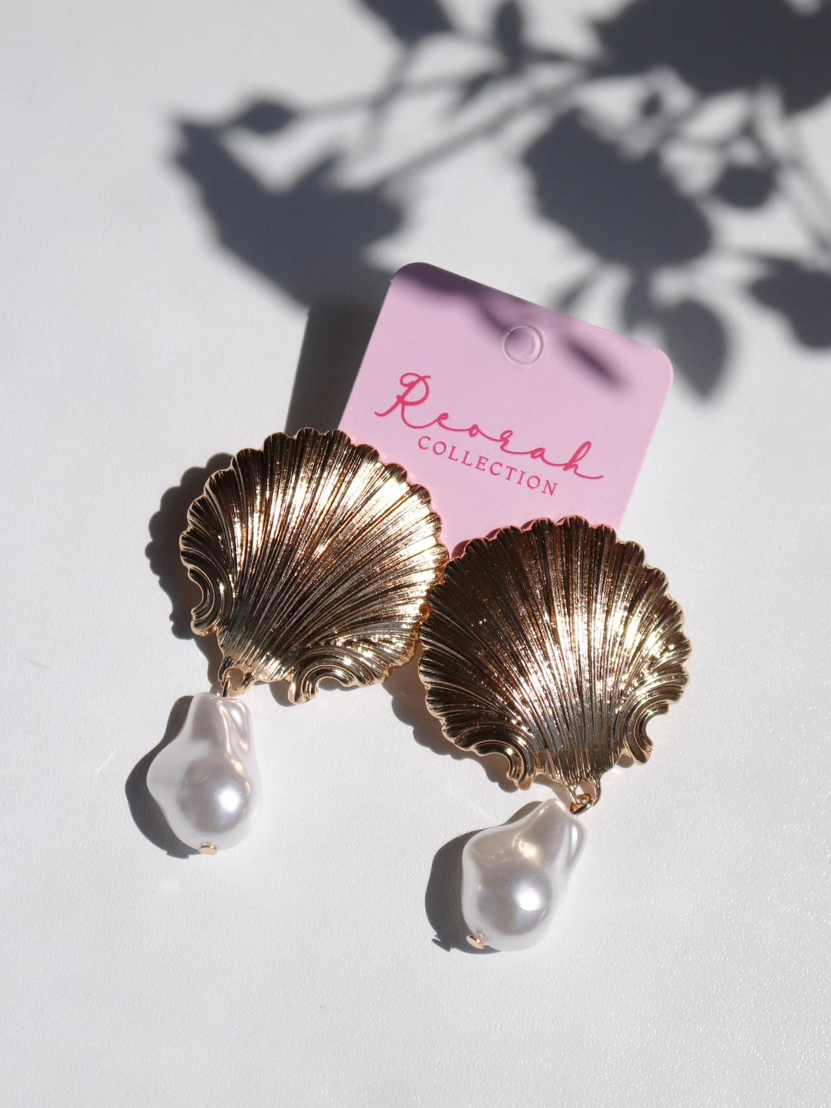 Shell & Pearl Küpe