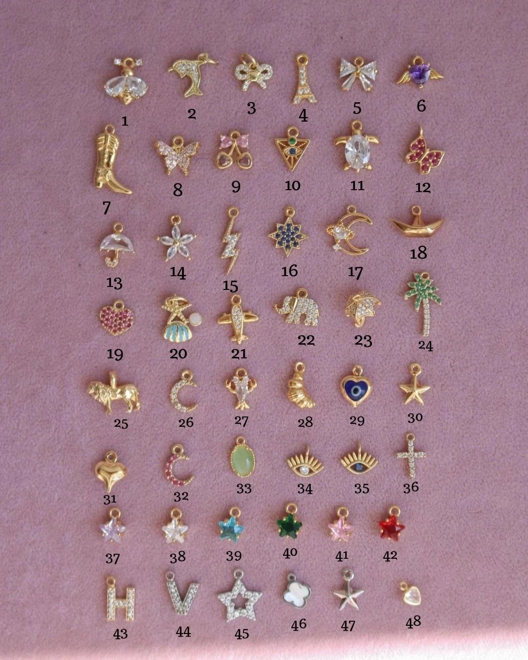 Pembe Velorien Charm Yüzük 15/ M Beden