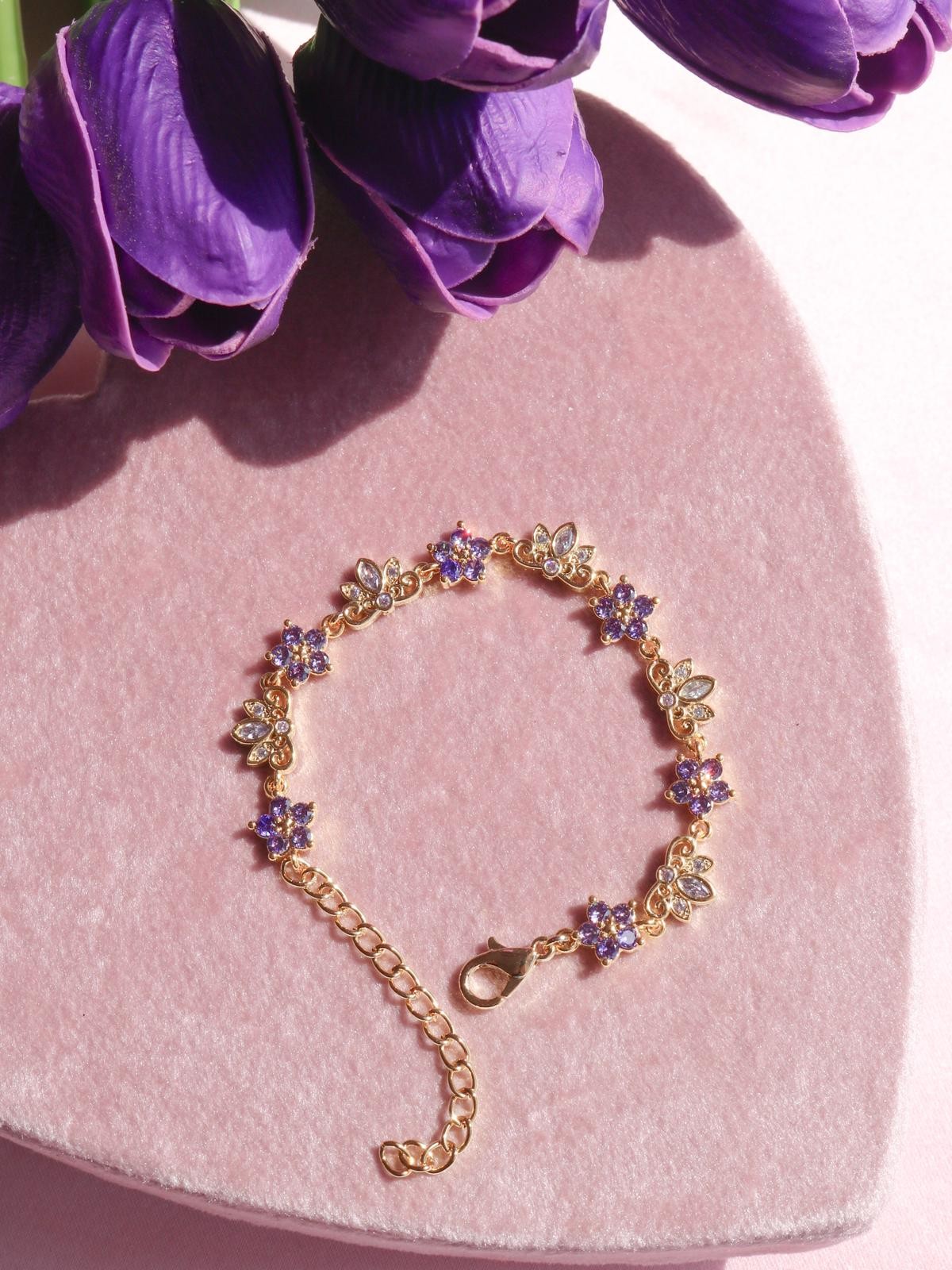 Rapunzel Flower Crown Princess Bracelet