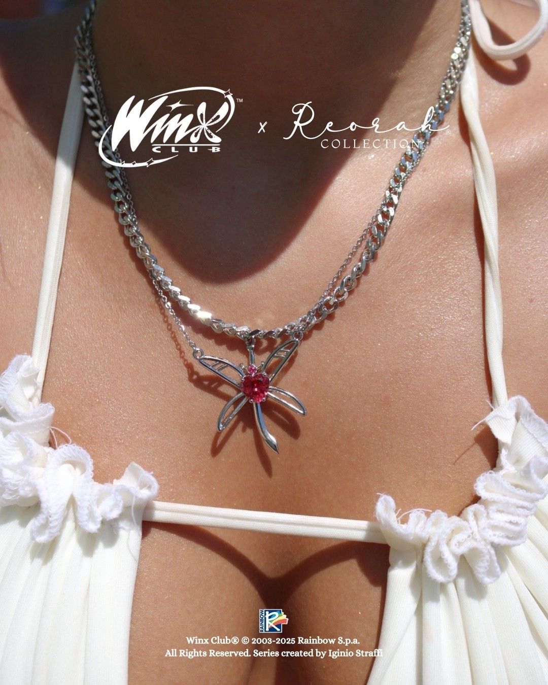 Winx Club® Musa and Riven Couple Necklace