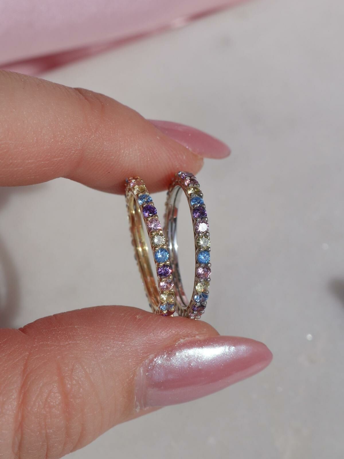 Pastel 925 Silver Ring