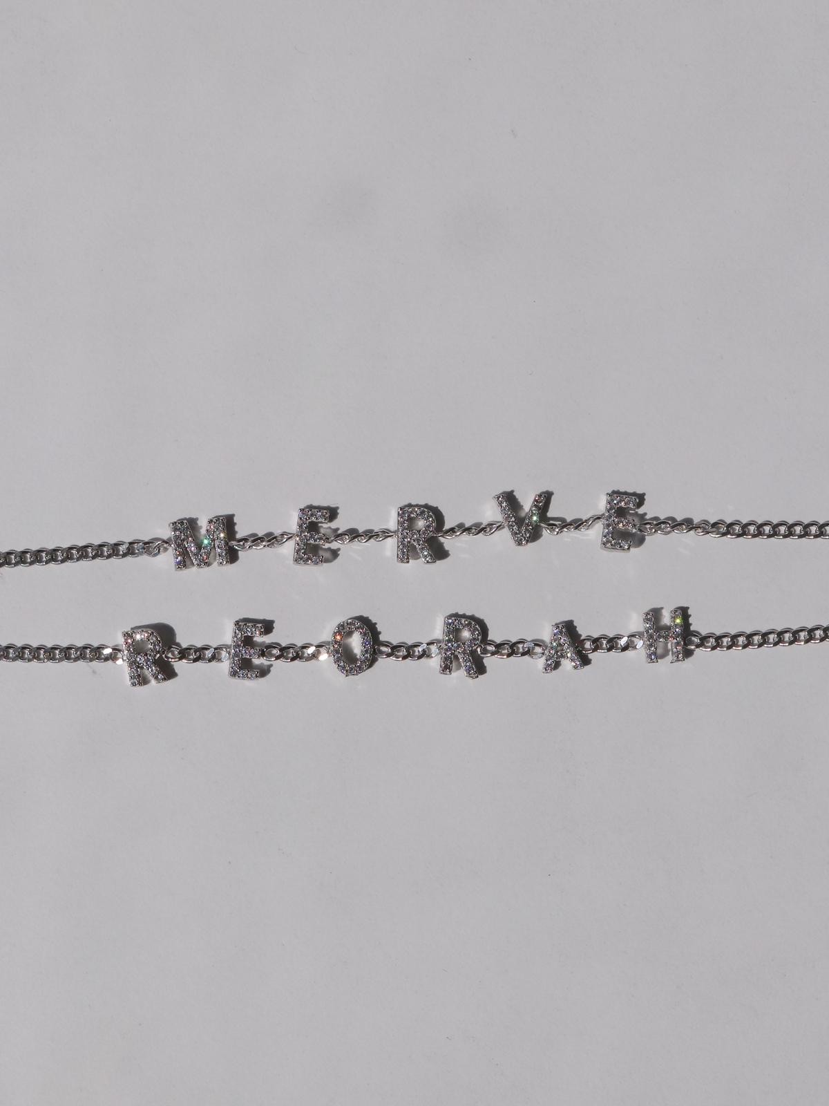 Personalized Name Bracelet 925 Silver