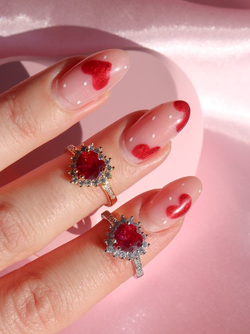 Princess Promise Ring - Dark Pink