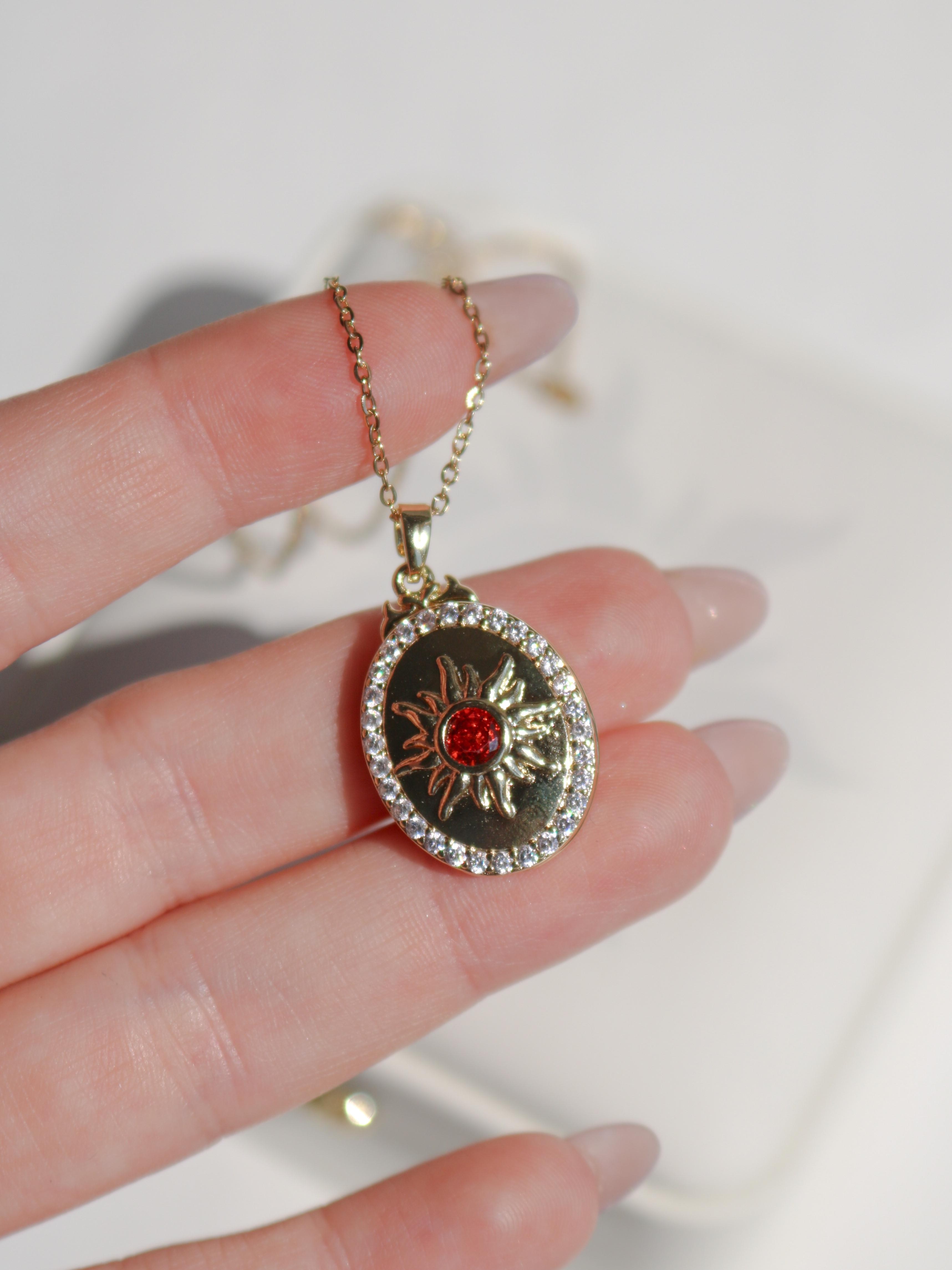 Solar Flame Kişiye Özel Fotoğraflı Locket Çelik Kolye