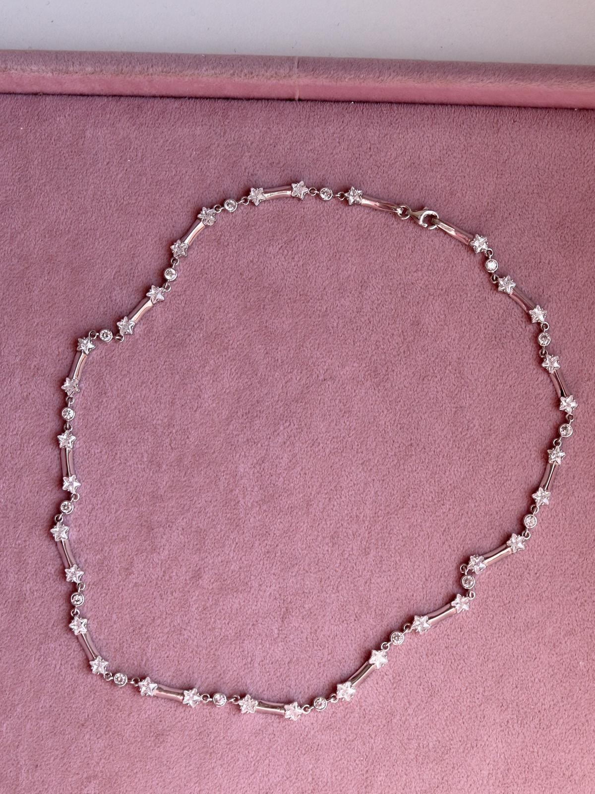 Starry Circle 925 Gümüş Kolye