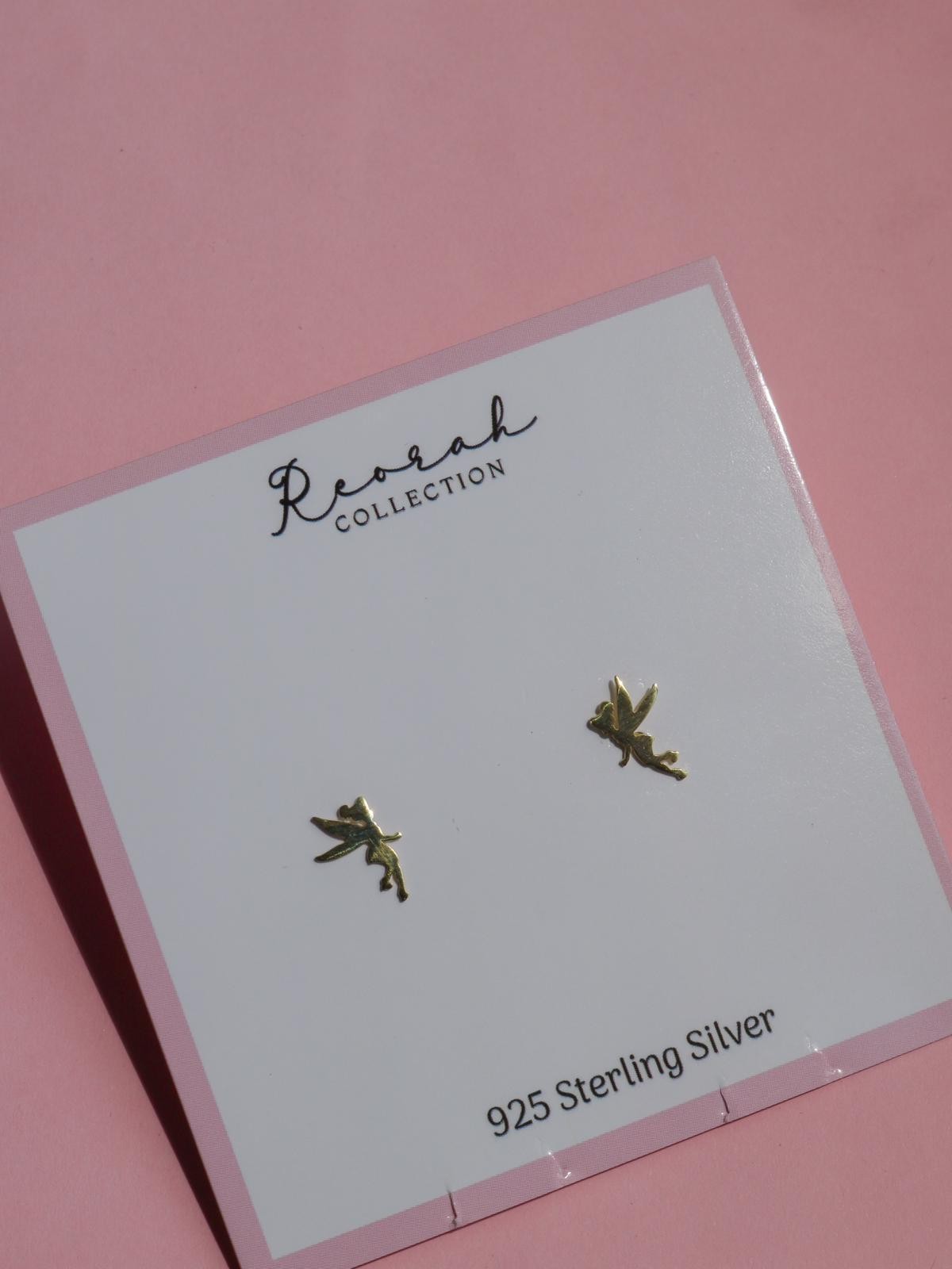 Tinker Fairy 925 Silver Stud Earrings