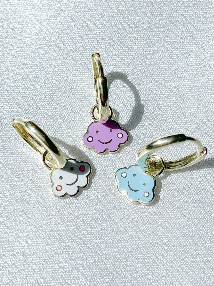Happy Cloud 925 Silver Earrings