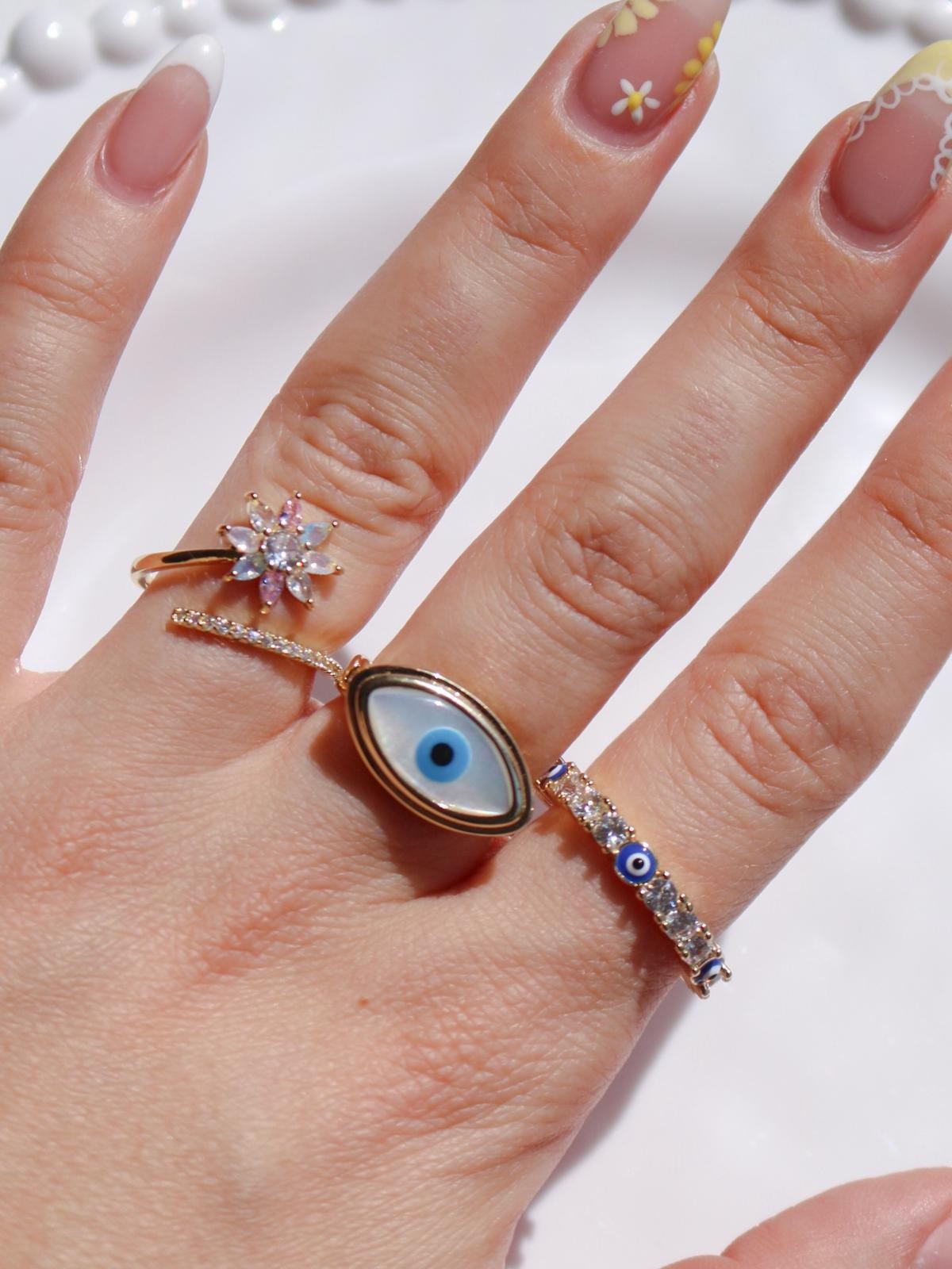Evil Eye Glow Yüzük