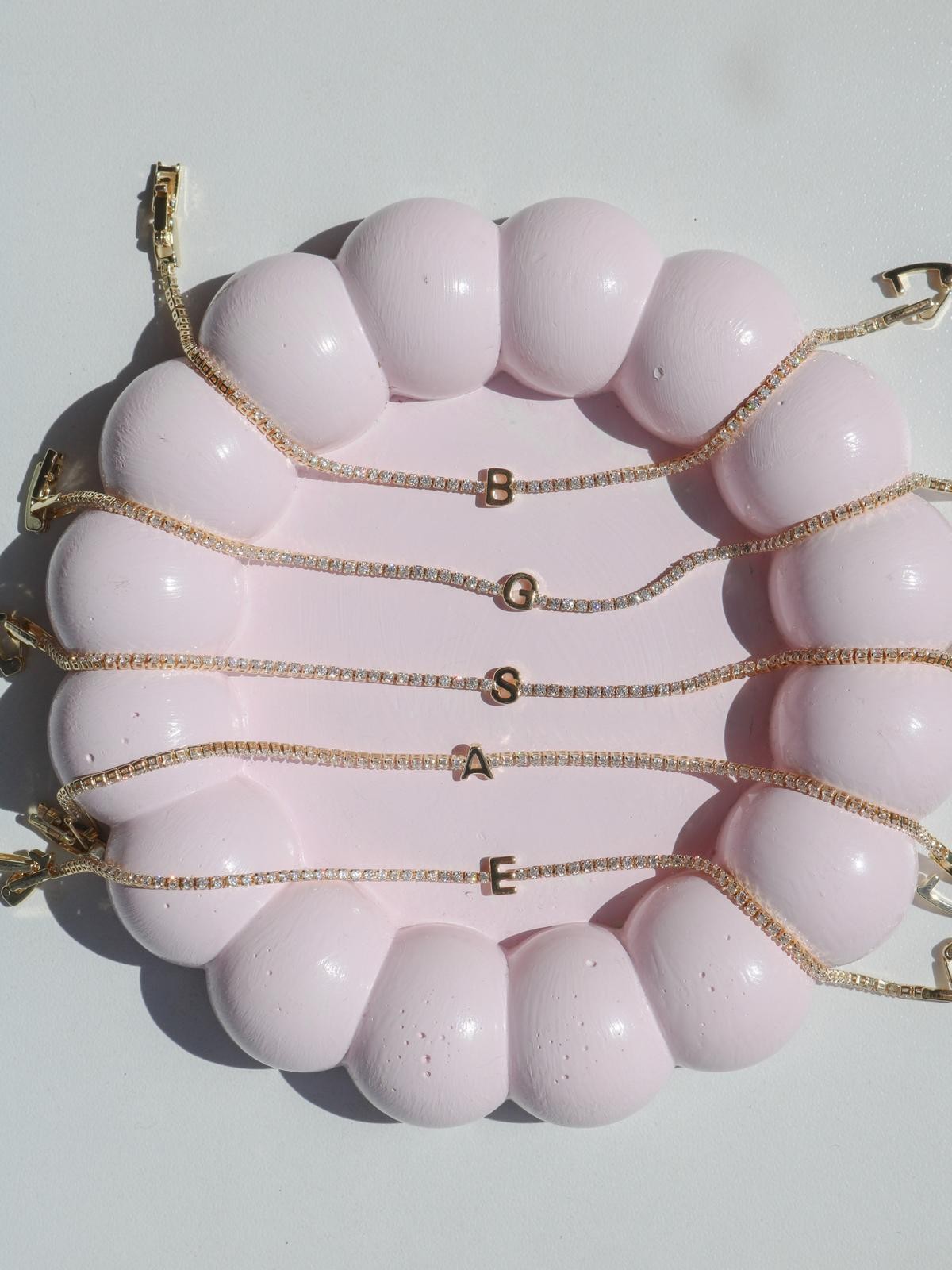 Waterway Letter Bracelet