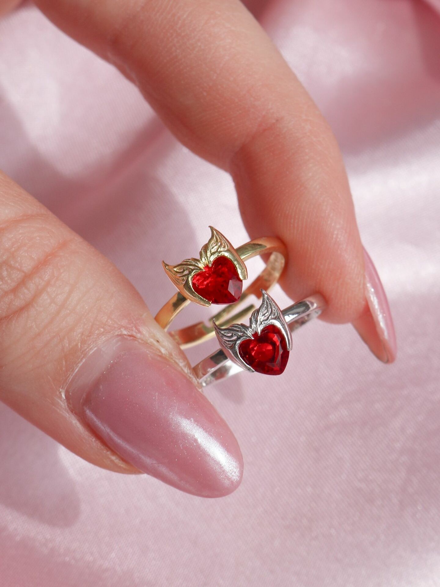 Wanda Scarlet Witch 925 Silver Ring