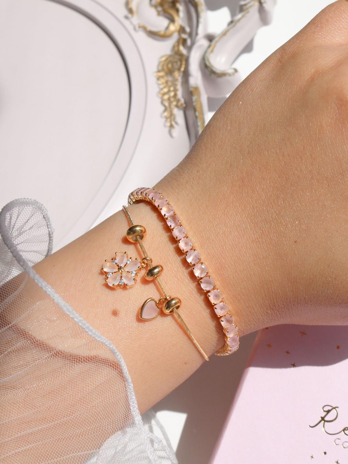 Shiny Petals Love Bracelet