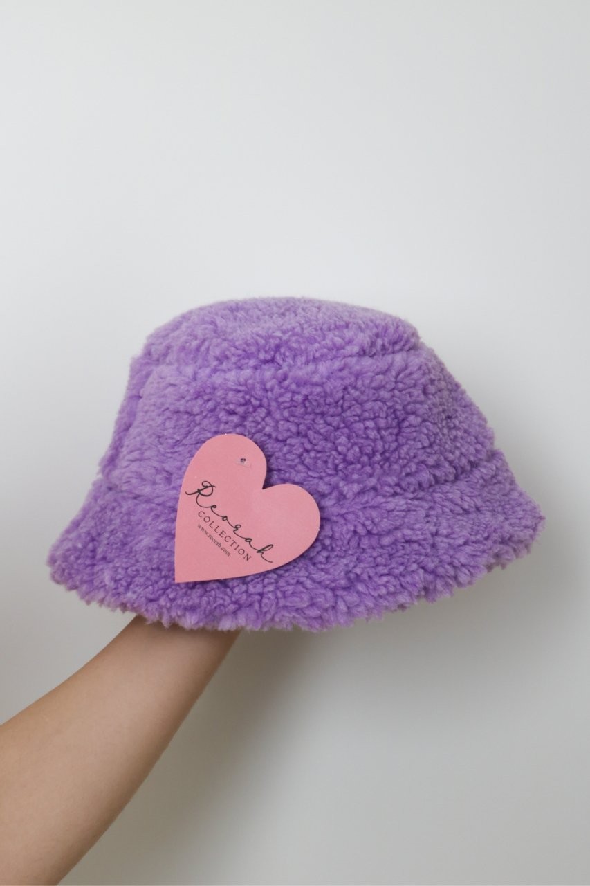 Lilac Plush Hat
