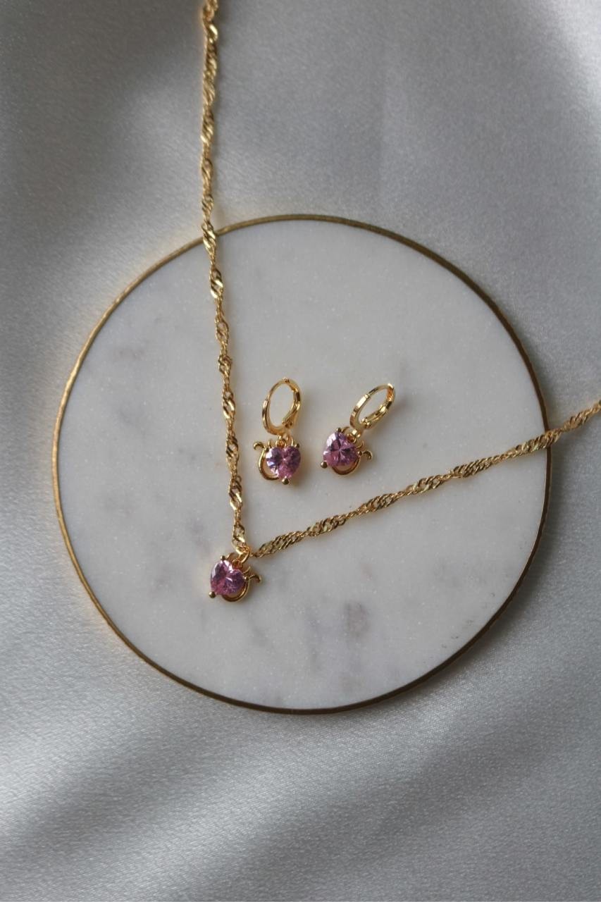 The Devil's Advocate Necklace-Earring Set