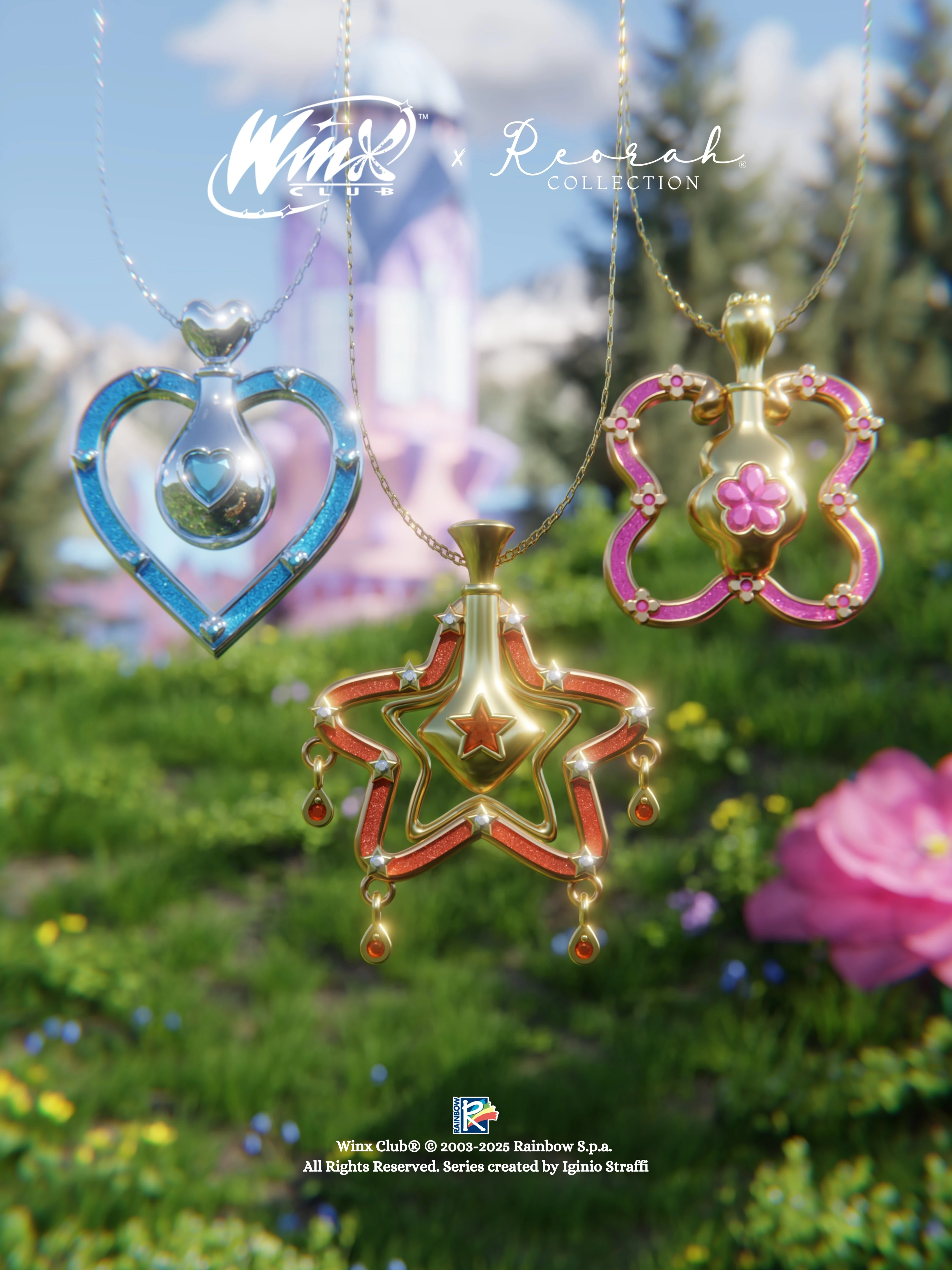 Winx Club® Flora Fairy Dust Bottle Kolye