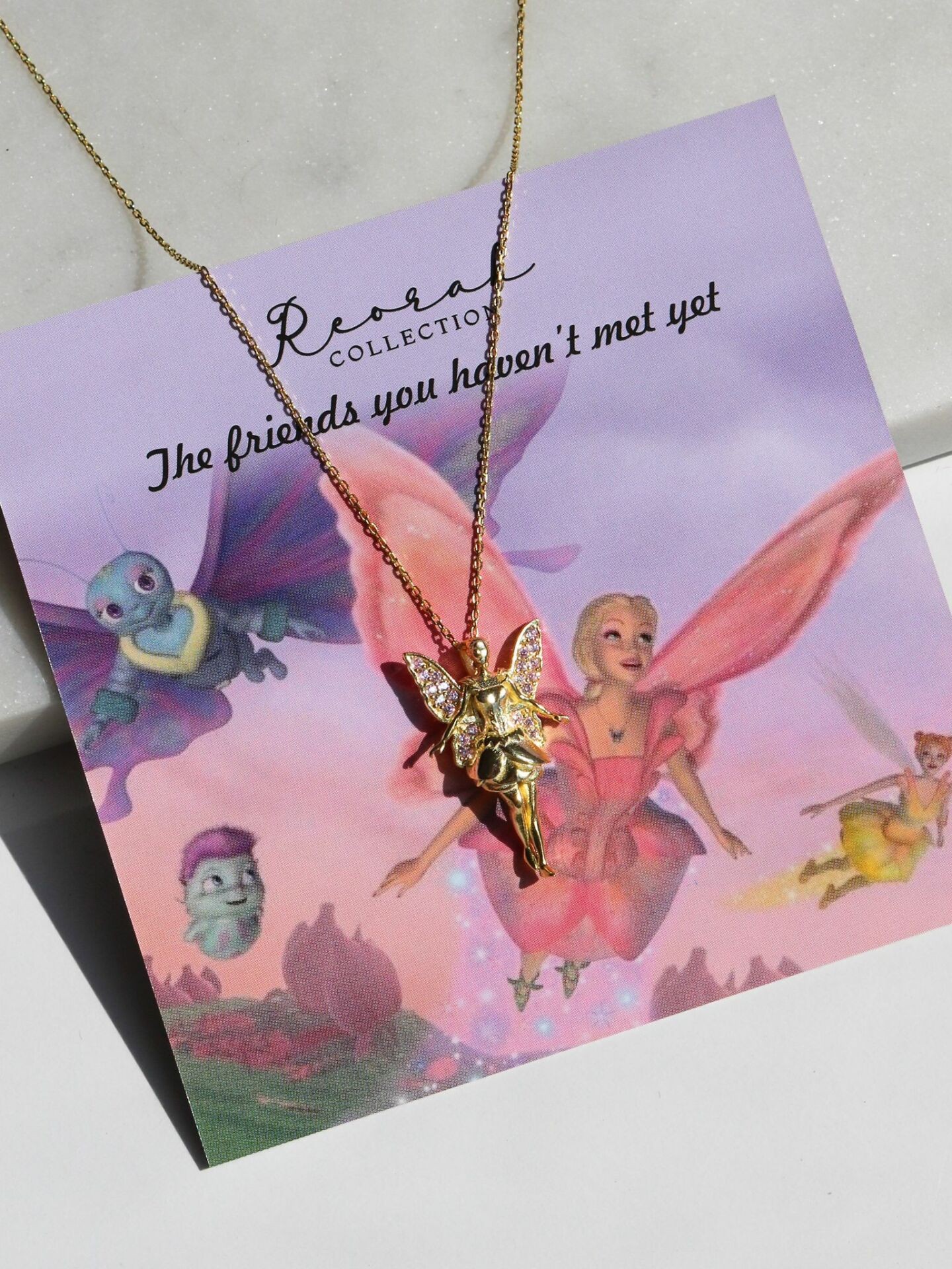 Elina 925 Silver Fairy Necklace