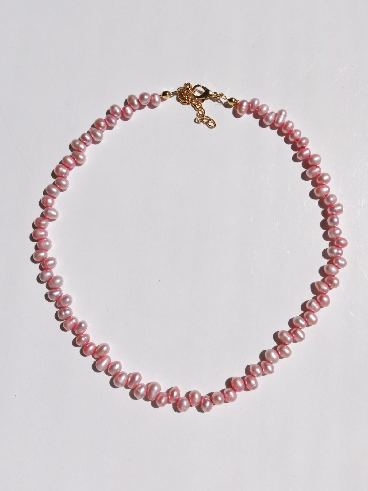 Pink Pearl Necklace