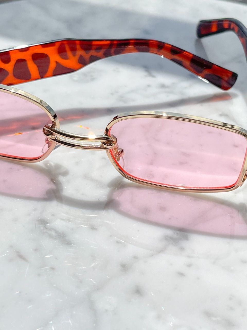 Pink Leopar Gözlük