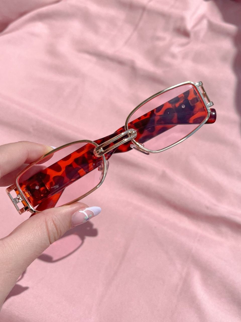 Pink Leopar Gözlük