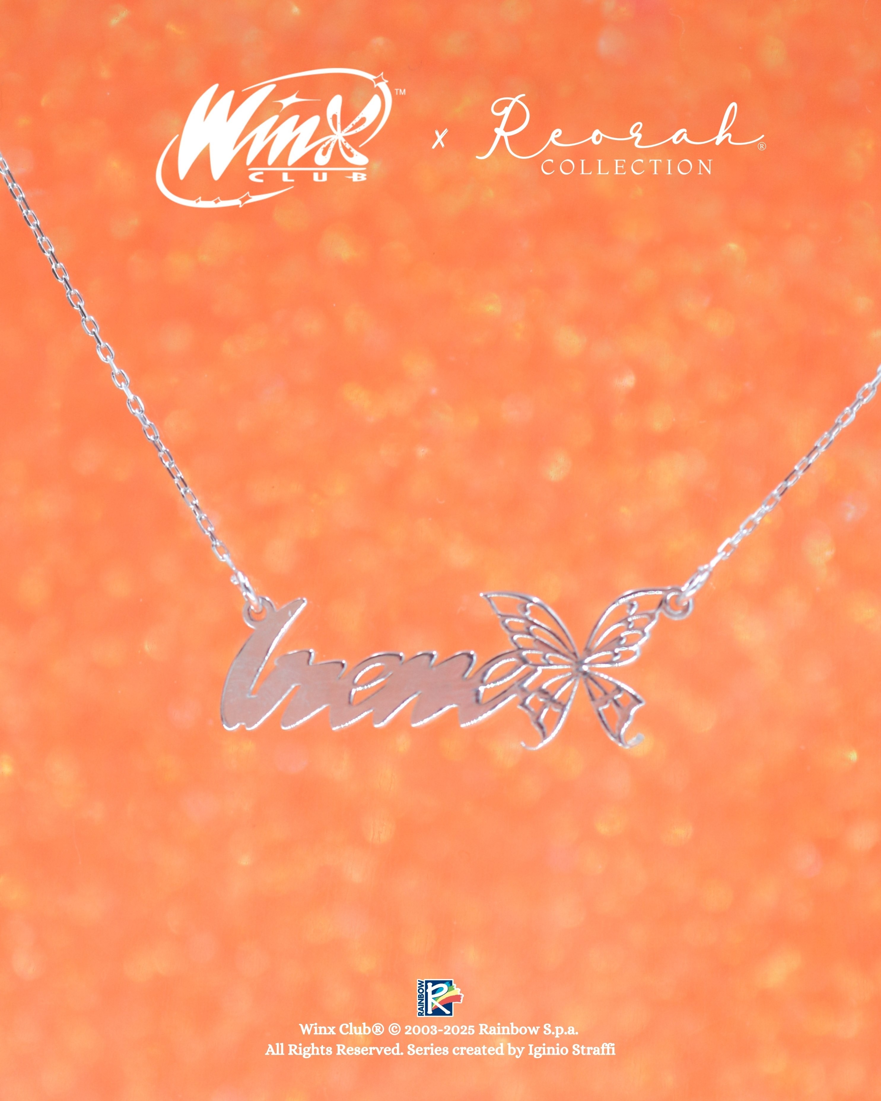 Winx Club® Kişiye Özel Enchantix Wings İsim Kolye