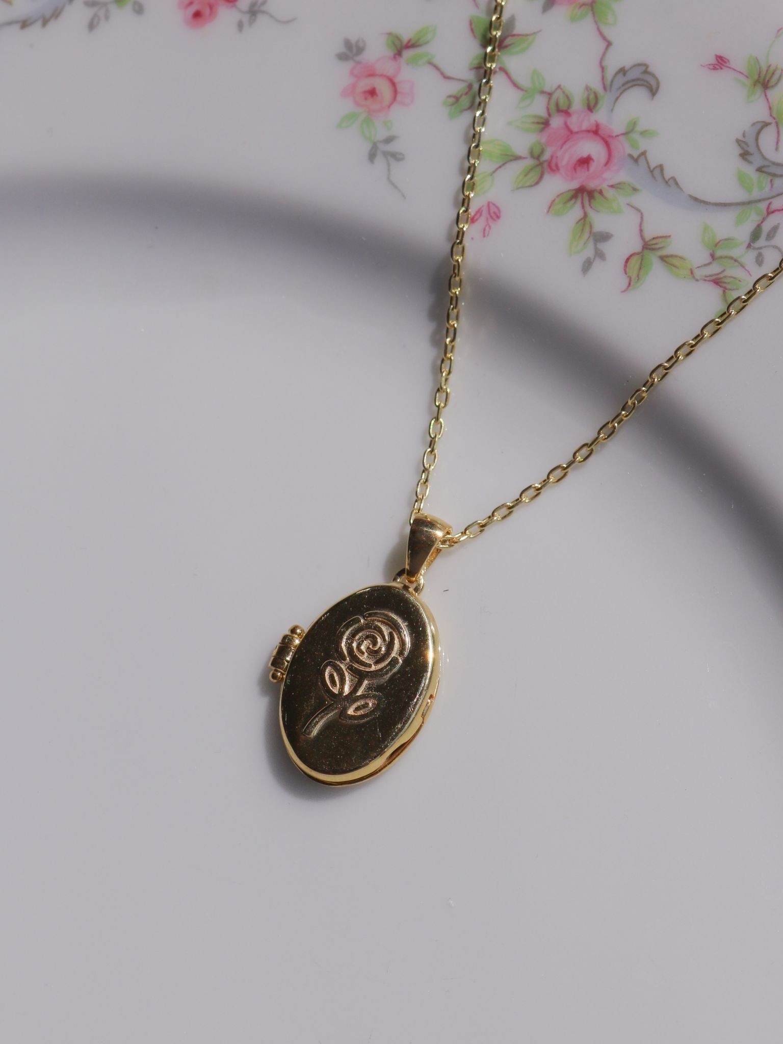 Belle Rose 925 Gümüş Locket Kolye