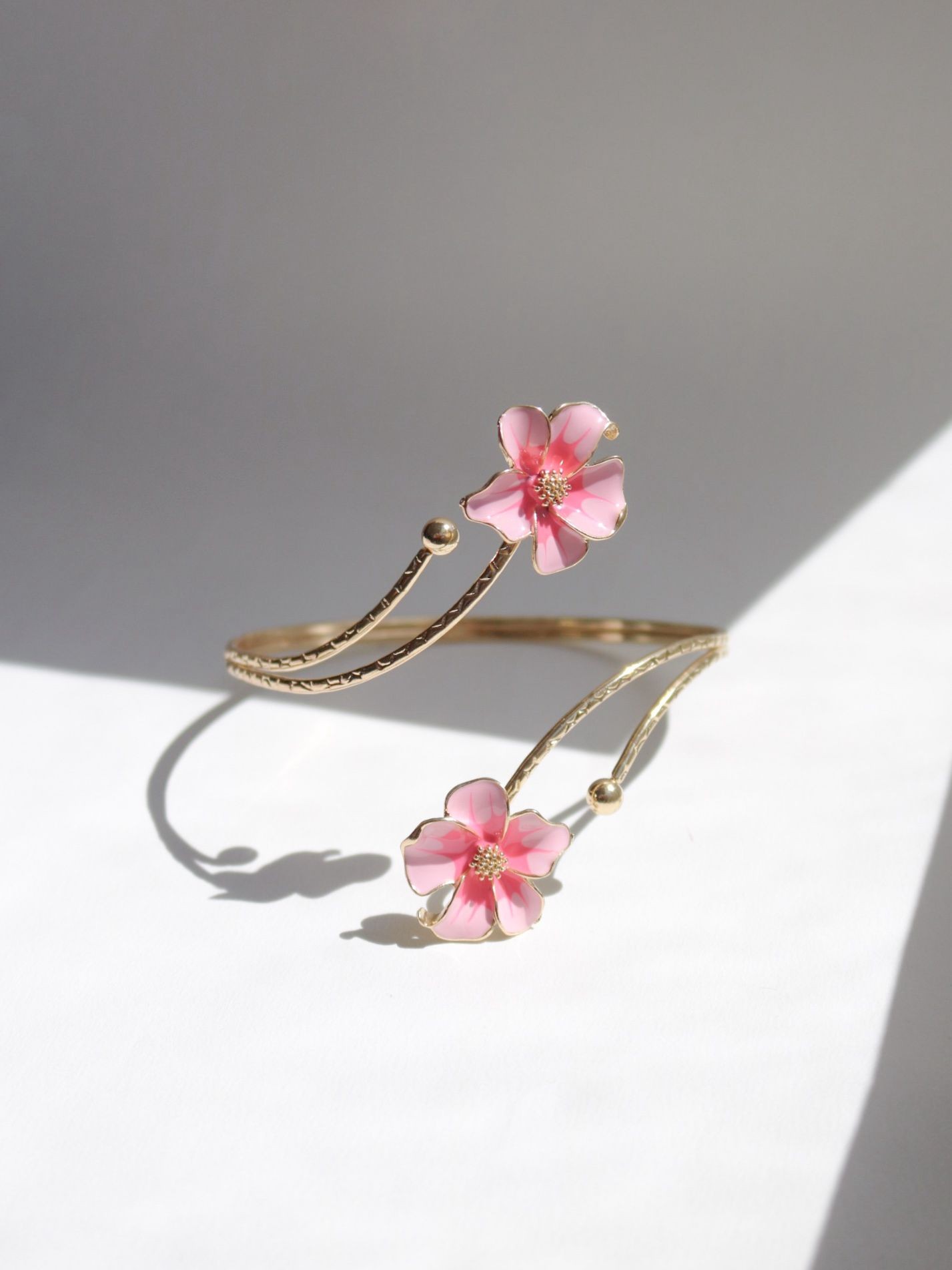 Orchid Arm Bracelet